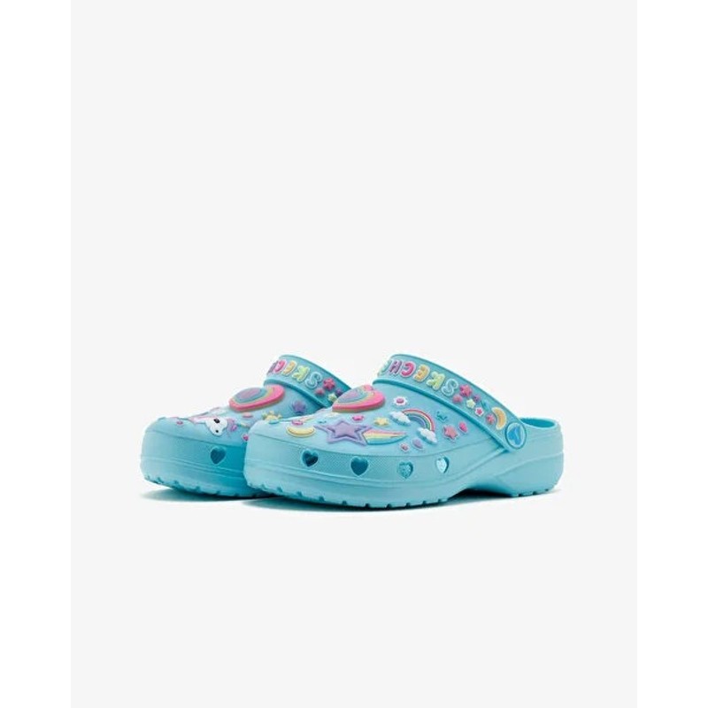 Skechers Heart Charmer - Girly Land Kız Çocuk Terlik (308406L TQMT) Skechers Heart Charmer - Girly Land Kız Çocuk Terlik (308406L TQMT)
